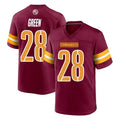 Johmsee W.Commanders #28 Darrell Green Player Burgundy Home Game Stitched Jerseys