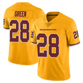 Johmsee W.Commanders #28 Darrell Green Player  Gold Vapor Limited Stitched Jerseys