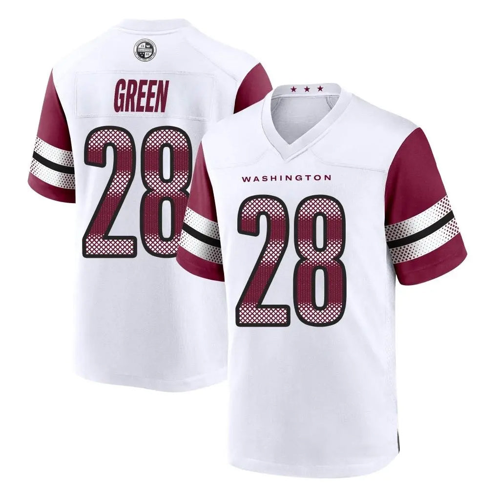 Johmsee W.Commanders #28 Darrell Green Player White Home Game Stitched Jerseys