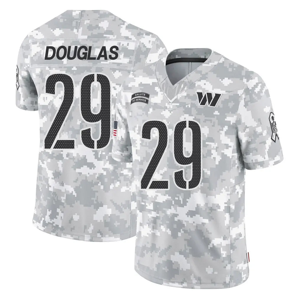 Johmsee W.Commanders #29 Rasul Douglas Player Arctic Camo Limited Salute To Service Home Game Stitched Jerseys