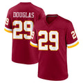 Johmsee W.Commanders #29 Rasul Douglas Player Burgundy Game Home Stitched Jerseys