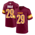 Johmsee W.Commanders #29 Rasul Douglas Player Burgundy Home Game Stitched Jerseys