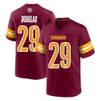 Johmsee W.Commanders #29 Rasul Douglas Player Burgundy Home Game Stitched Jerseys