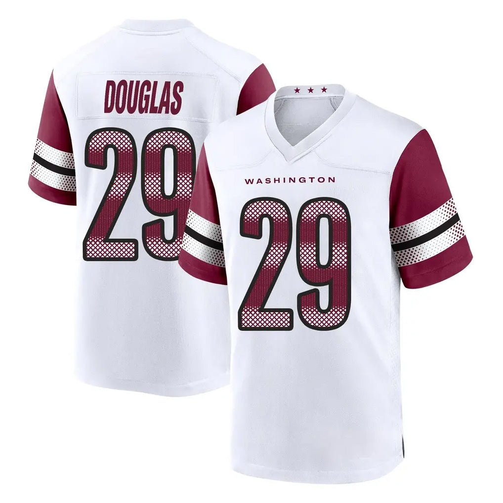 Johmsee W.Commanders #29 Rasul Douglas Player White Game Home Stitched Jerseys