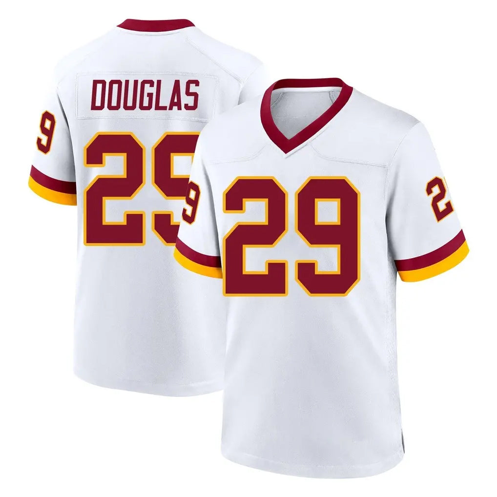 Johmsee W.Commanders #29 Rasul Douglas Player White Home Game Stitched Jerseys