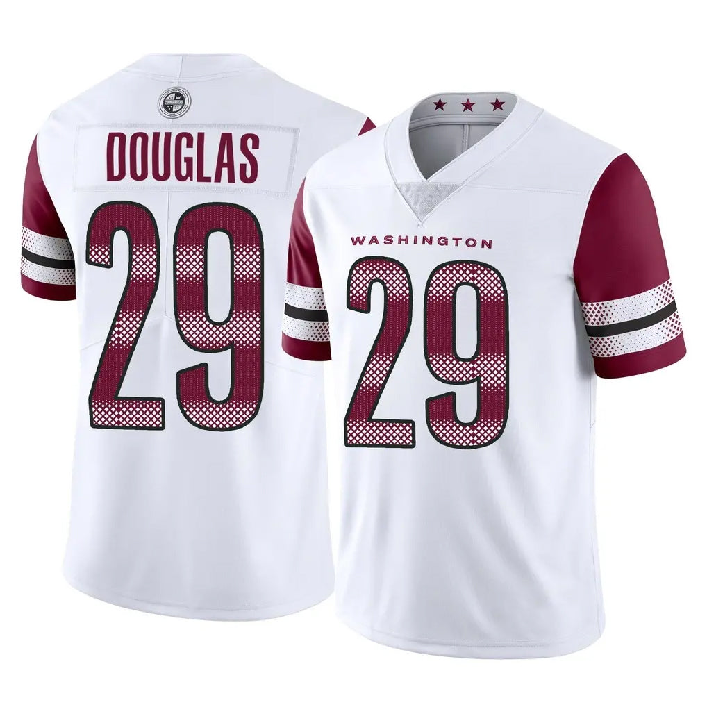 Johmsee W.Commanders #29 Rasul Douglas Player White Limited Vapor Home Game Stitched Jerseys