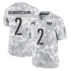 Johmsee W.Commanders #2 Amik Robertson Player Arctic Camo Limited Salute To Service Home Game Stitched Jerseys