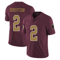 Johmsee W.Commanders #2 Amik Robertson Player Burgundy Alternate Vapor Untouchable Home Game Stitched Jerseys