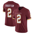 Johmsee W.Commanders #2 Amik Robertson Player Burgundy Limited Team Color Vapor Untouchable Home Game Stitched Jerseys