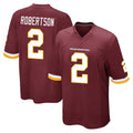 Johmsee W.Commanders #2 Amik Robertson Player Burgundy Team Color Home Game Stitched Jerseys
