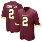 Johmsee W.Commanders #2 Amik Robertson Player Burgundy Team Color Home Game Stitched Jerseys