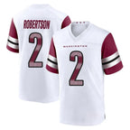 Johmsee W.Commanders #2 Amik Robertson Player White Game Home Stitched Jerseys