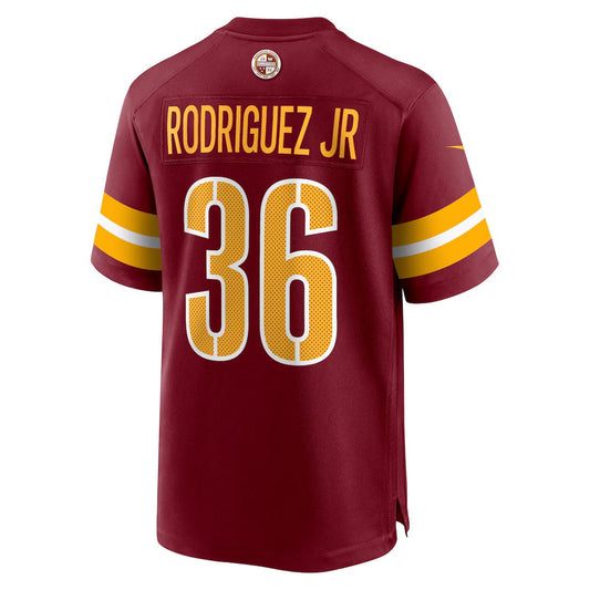 W.Commanders #36 Chris Rodriguez Jr. Burgundy Team Game Stitched American Football Jerseys