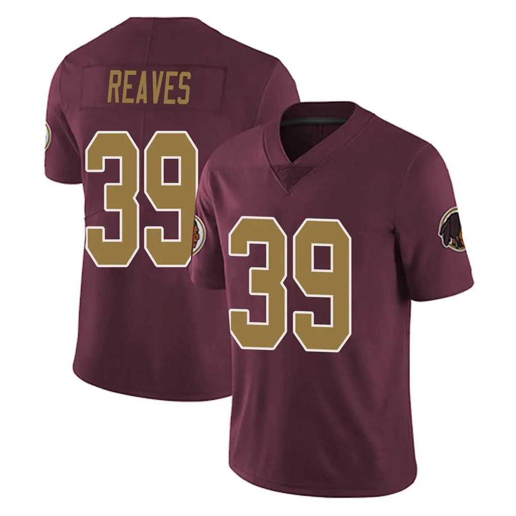 Johmsee W.Commanders #39 Jeremy Reaves Player Burgundy Alternate Vapor Untouchable Home Game Stitched Jerseys