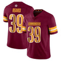 Johmsee W.Commanders #39 Jeremy Reaves Player Burgundy Limited Vapor Home Game Stitched Jerseys