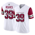 Johmsee W.Commanders #39 Jeremy Reaves Player White Vapor F.U.S.E. Limited Home Game Stitched Jerseys