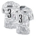 Johmsee W.Commanders #3 Stefon Diggs Player Arctic Camo Limited Salute To Service Home Game Stitched Jerseys