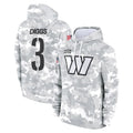 Johmsee W.Commanders #3 Stefon Diggs Player Arctic Camo Limited Salute to Service Pullover Hoodies Game Stitched Jerseys