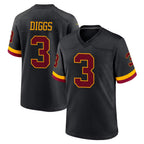 Johmsee W.Commanders #3 Stefon Diggs Player Black Limited Home Game Stitched Jerseys