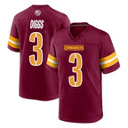 Johmsee W.Commanders #3 Stefon Diggs Player Burgundy Home Game Stitched Jerseys