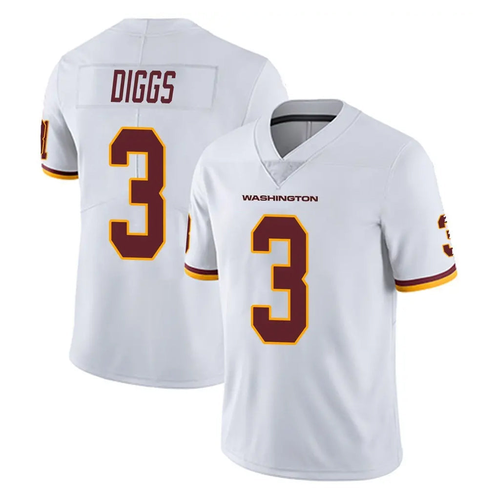Johmsee W.Commanders #3 Stefon Diggs Player White Limited Vapor Untouchable Home Game Stitched Jerseys