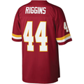 Johmsee W.Commanders #44 John Riggins Mitchell & Ness Burgundy Legacy Stitched Puhic Replica Jersey
