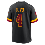 Johmsee W.Commanders #4 Frankie Luvu Black Hail Raiser Alternate Game Stitched Jerseys
