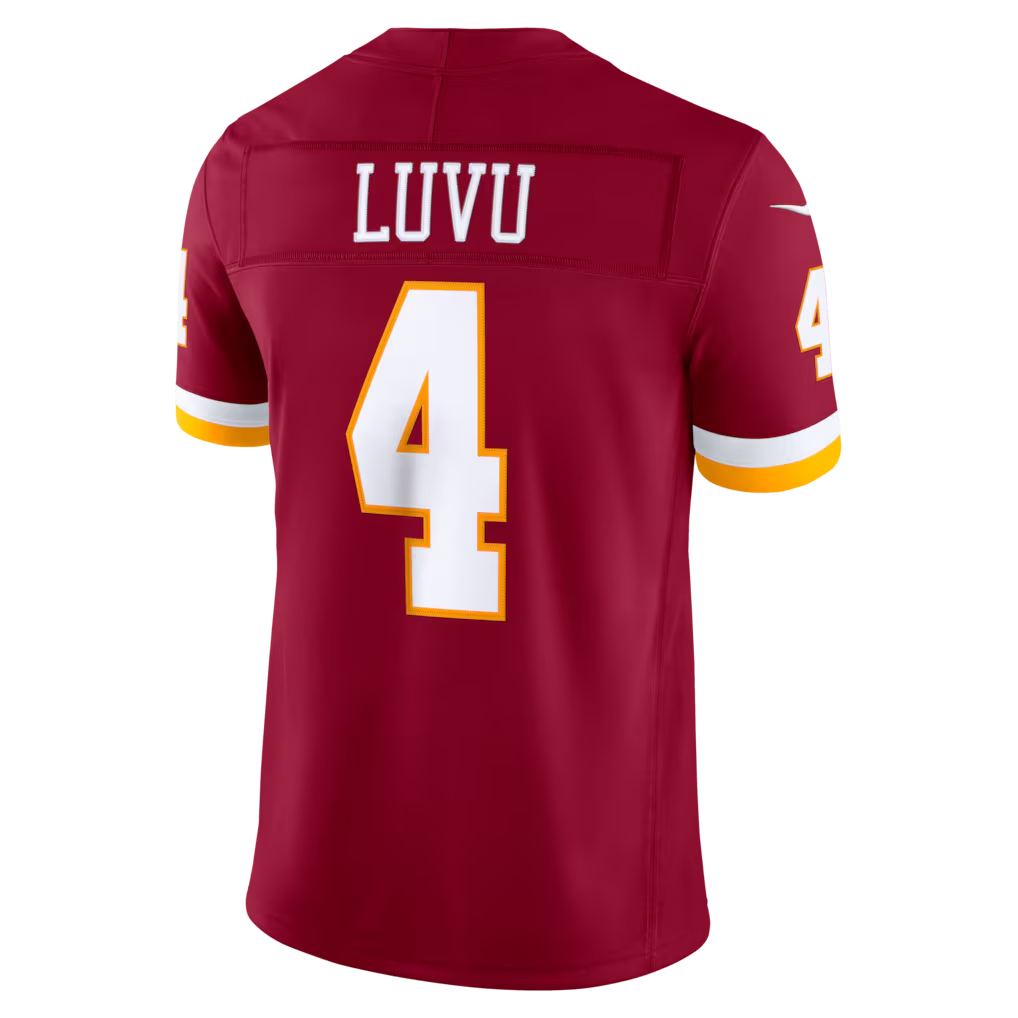 Johmsee W.Commanders #4 Frankie Luvu Burgundy Team Vapor F.U.S.E. Stitched Limited Jerseys