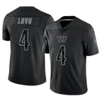Johmsee W.Commanders #4 Frankie Luvu Player Black RFLCTV Limited Stitched Jerseys