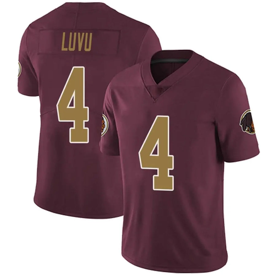 Johmsee W.Commanders #4 Frankie Luvu Player Burgundy Alternate Vapor Untouchable Limited  Stitched Jerseys