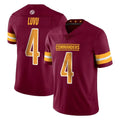 Johmsee W.Commanders #4 Frankie Luvu Player Burgundy Limited Vapor Home Game Stitched Jerseys