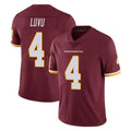 Johmsee W.Commanders #4 Frankie Luvu Player Burgundy Vapor Limited Stitched Jerseys