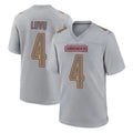 Johmsee W.Commanders #4 Frankie Luvu Player Gray Atmosphere Fashion Home Game Stitched Jerseys