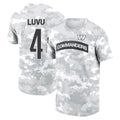 Johmsee W.Commanders #4 Frankie Luvu Player Salute to Service Hoodies T-Shirts Football Jerseys