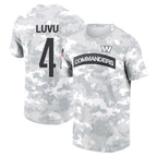 Johmsee W.Commanders #4 Frankie Luvu Player Salute to Service Hoodies T-Shirts Football Jerseys