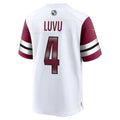 Johmsee W.Commanders #4 Frankie Luvu Player White Home Game Football Jerseys