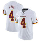 Johmsee W.Commanders #4 Frankie Luvu Player White Limited Vapor Untouchable Home Game Stitched Jerseys