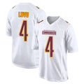 Johmsee W.Commanders #4 Frankie Luvu Player White Tundra Fashion Home Game Stitched Jerseys