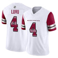Johmsee W.Commanders #4 Frankie Luvu Player White Vapor F.U.S.E. Limited Football Jerseys