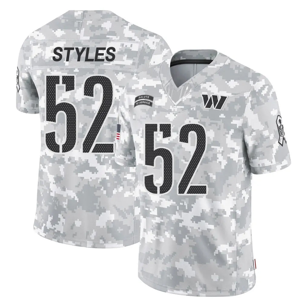 Johmsee W.Commanders #52 Sonny Styles Player Arctic Camo Limited Salute To Service Home Game Stitched Jerseys