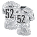 Johmsee W.Commanders #52 Sonny Styles Player Arctic Camo Limited Salute To Service Home Game Stitched Jerseys