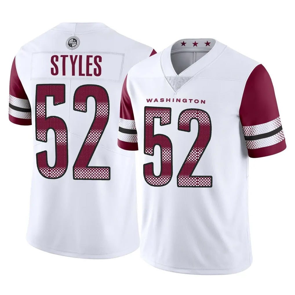 Johmsee W.Commanders #52 Sonny Styles Player White Limited Vapor Home Game Stitched Jerseys