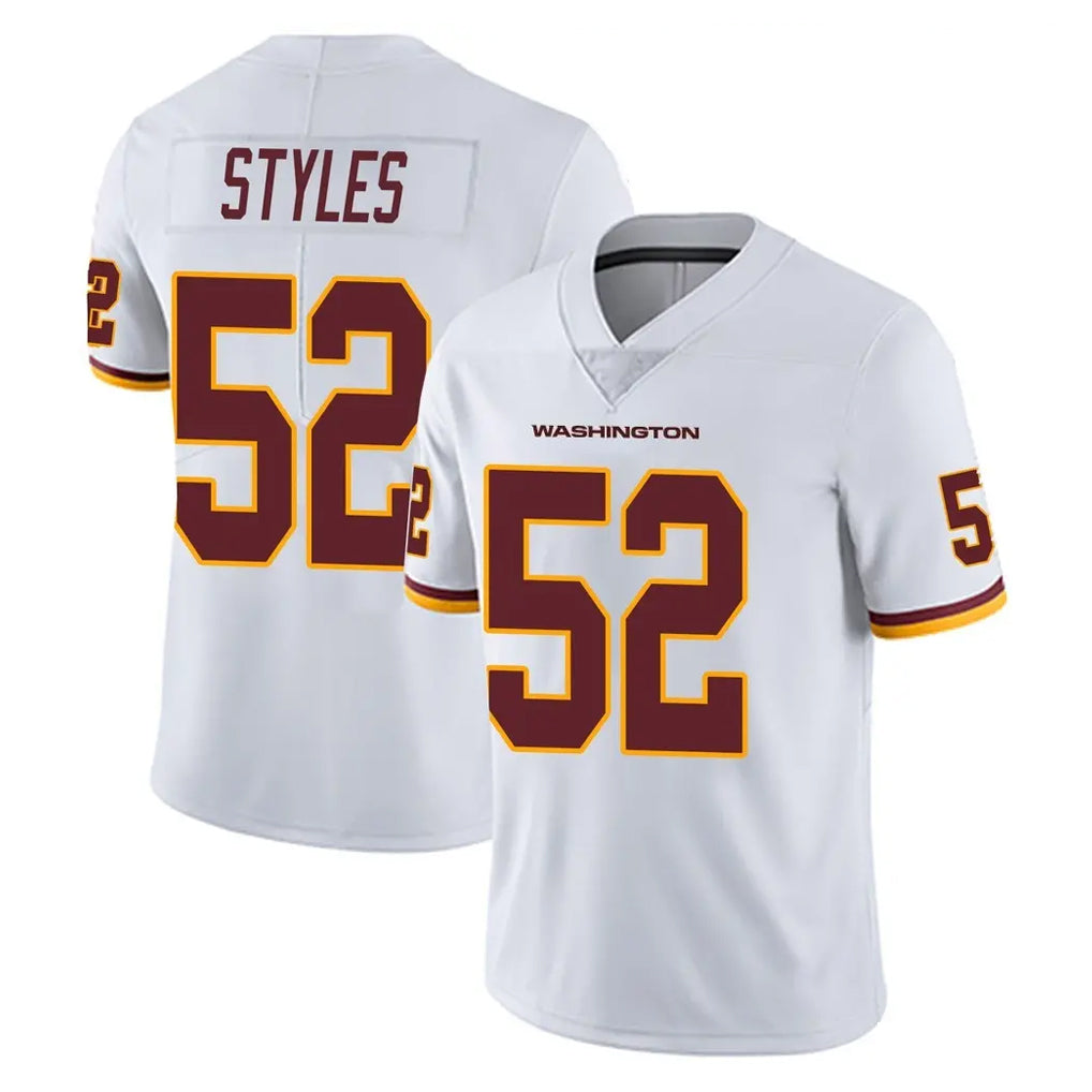 Johmsee W.Commanders #52 Sonny Styles Player White Limited Vapor Untouchable Home Game Stitched Jerseys
