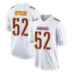 Johmsee W.Commanders #52 Sonny Styles Player White Tundra Fashion Home Game Stitched Jerseys