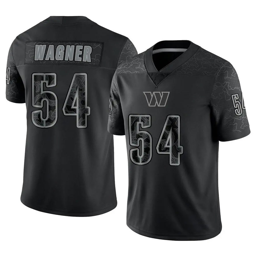 Johmsee W.Commanders #54 Bobby Wagner Player Black RFLCTV Limited Stitched Jerseys