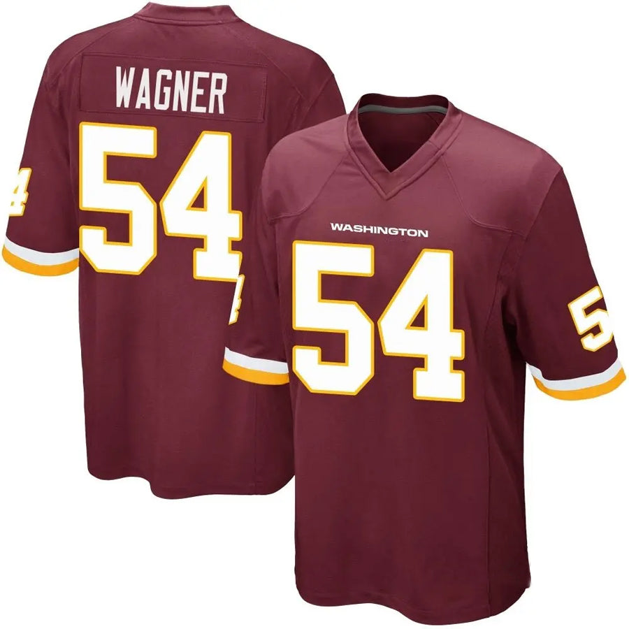 Johmsee W.Commanders #54 Bobby Wagner Player Burgundy Game Stitched Jerseys