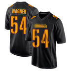 Johmsee W.Commanders #54 Bobby Wagner Player Carbon Black Fashion Stitched Jerseys