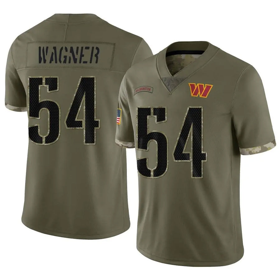 Johmsee W.Commanders #54 Bobby Wagner Player Olive Salute To Service Limited Stitched Jerseys