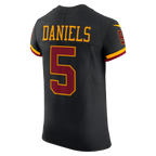 Johmsee W.Commanders #5 Jayden Daniels Black Alternate Vapor F.U.S.E. Elite Stitched Jerseys