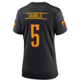 Johmsee W.Commanders #5 Jayden Daniels Black Game Player American Stitched Jersey